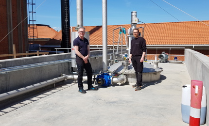 Låg På Spildevandstank