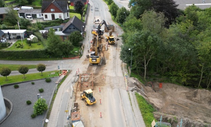 Gravearbejde i Egtved