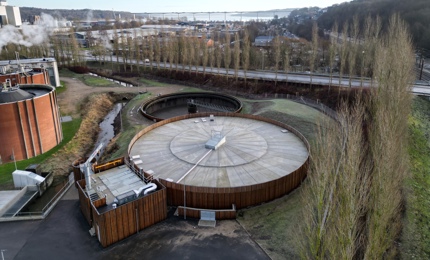 Lagertank til 5 mio. l regn- og spildevand på Vejle Renseanlæg